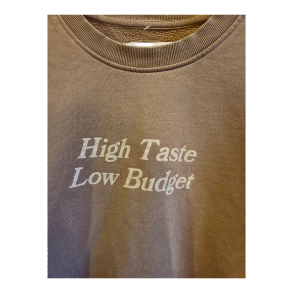 VAILENT Graphic Crewneck Sweatshirt - High Taste Low Budget - Picture 4 of 6
